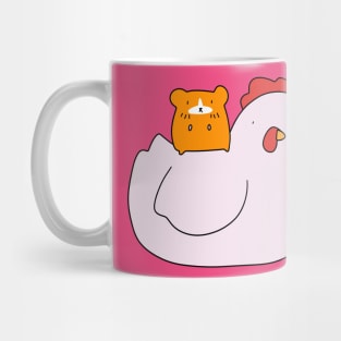 Chicken and Hamster Mug